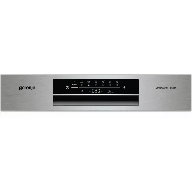 Geschirrspüler Gorenje GI642E90X halbintegriert, 13 Maßgedecke, 60 cm, 47 dB, 11 l/Zyklus, Energieklasse E