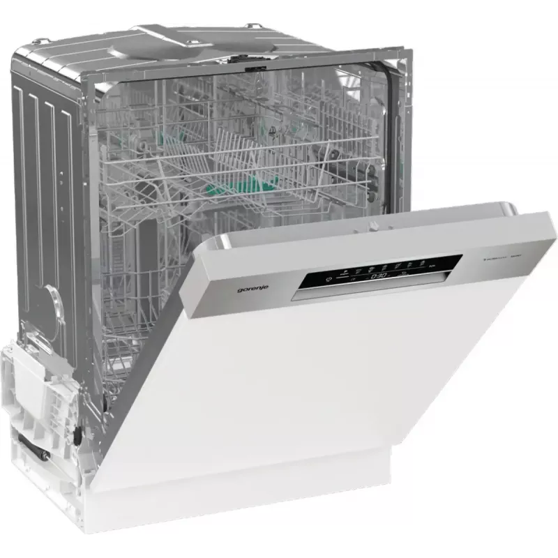 Geschirrspüler Gorenje GI642E90X halbintegriert, 13 Maßgedecke, 60 cm, 47 dB, 11 l/Zyklus, Energieklasse E