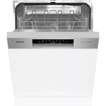 Geschirrspüler Gorenje GI642E90X halbintegriert, 13 Maßgedecke, 60 cm, 47 dB, 11 l/Zyklus, Energieklasse E