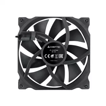 Chieftec ZF-1225PWM Computer-Kühlsystem Computergehäuse Lüfter 12 cm Schwarz 1 Stück