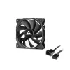 Chieftec ZF-1225PWM Computer-Kühlsystem Computergehäuse Lüfter 12 cm Schwarz 1 Stück