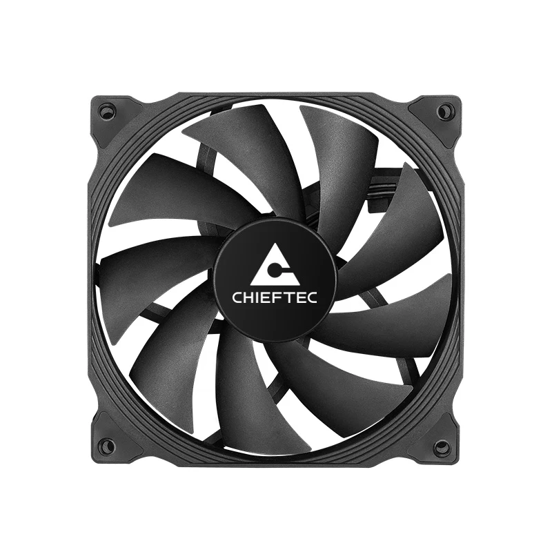 Chieftec ZF-1225PWM Computer-Kühlsystem Computergehäuse Lüfter 12 cm Schwarz 1 Stück