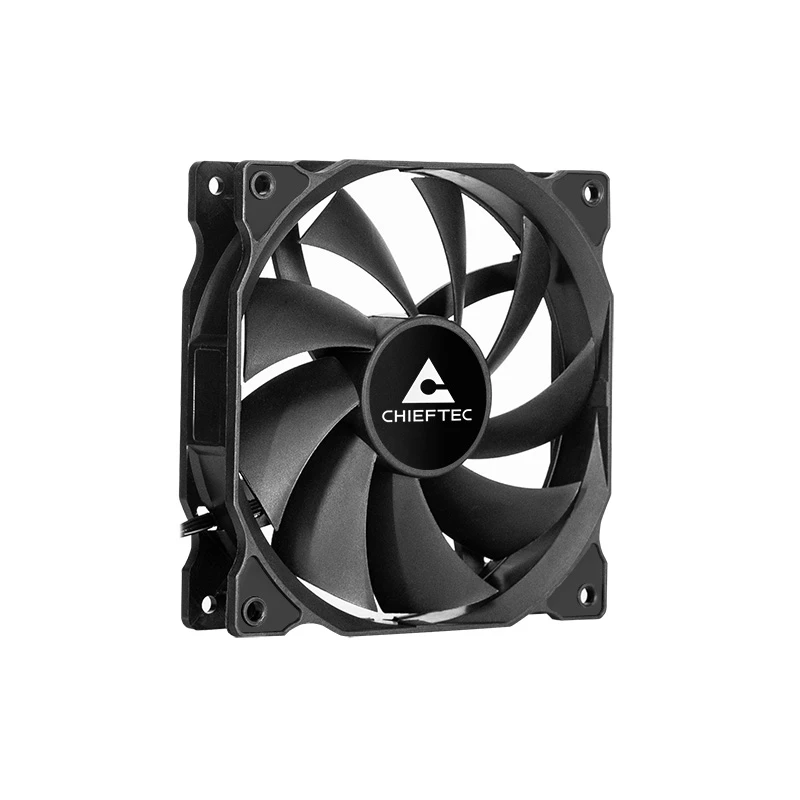 Chieftec ZF-1225PWM Computer-Kühlsystem Computergehäuse Lüfter 12 cm Schwarz 1 Stück
