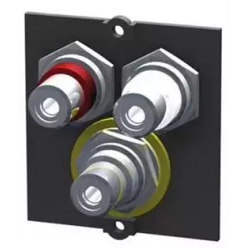 Steckdose 3 x RCA Bachmann 917.026