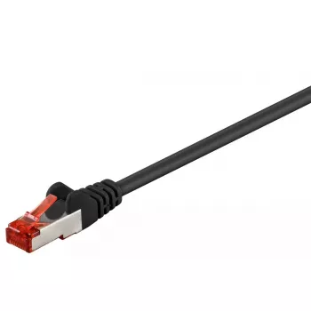 Netzwerkkabel Goobay 68687 Schwarz 0,5m Cat6 S/FTP