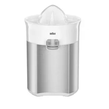 Braun CJ5050 WH elektrische Zitruspresse 60 W Metallic, Weiß
