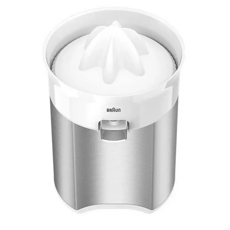 Braun CJ5050 WH elektrische Zitruspresse 60 W Metallic, Weiß