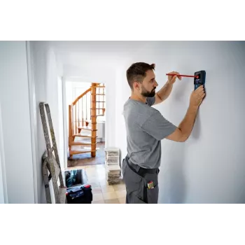 Bosch GMS 120-27 Professional digitaler Multidetektor – Spannungsführende Leitung, Metall, Nichteisenmetall, Holz