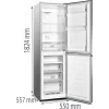 Gorenje NRK418DCS4 Freistehend 256 L Grau