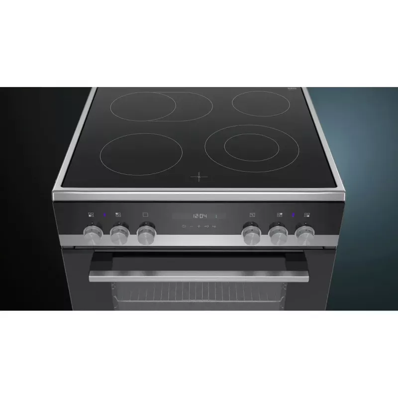 Siemens iQ500 HK9S5A240 Herd Freistehender Herd Elektro-Keramikkochfeld Schwarz