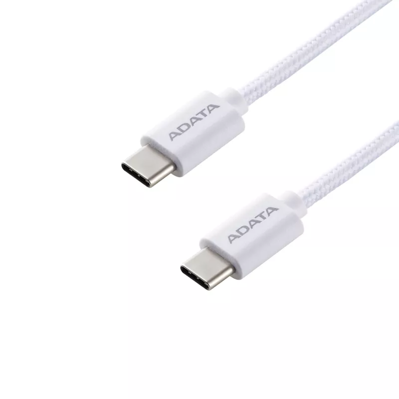 USB-C-auf-USB-C-Kabel ADATA CACC-200PN-WH, USB 2.0, 2 m, weiß