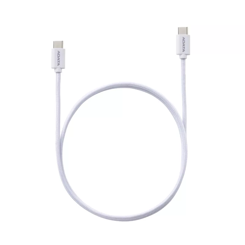 USB-C-auf-USB-C-Kabel ADATA CACC-200PN-WH, USB 2.0, 2 m, weiß