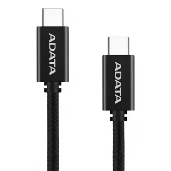 USB-C-auf-USB-C-Kabel ADATA CACC-200PN-BK, USB 2.0, 2 m, schwarz