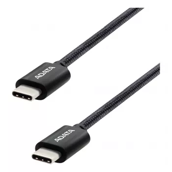 USB-C-auf-USB-C-Kabel ADATA CACC-200PN-BK, USB 2.0, 2 m, schwarz