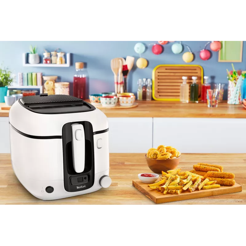 Tefal Super Uno FR3140 Fritteuse Weiß
