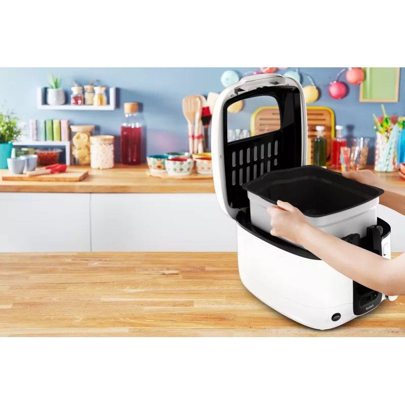 Tefal Super Uno FR3140 Fritteuse Weiß