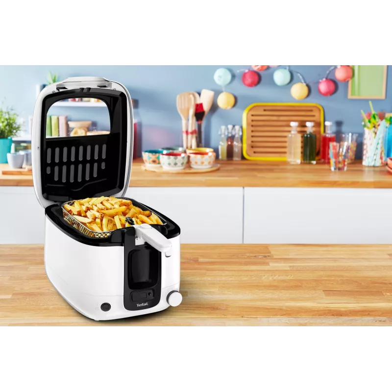 Tefal Super Uno FR3140 Fritteuse Weiß