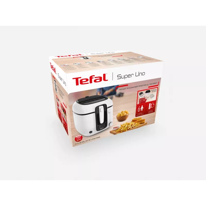 Tefal Super Uno FR3140 Fritteuse Weiß