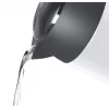 Bosch TWK3P421 elektrischer Wasserkocher 1,7 L 2400 W Schwarz, Weiß