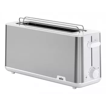 Toaster Braun HT 1610 1030 W Edelstahl Weiß