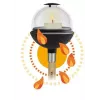 Kerzenhalter Gardena 11430-20 Schwarz Transparent Rund Stange 1 Stück