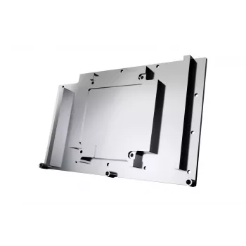 Backplate Alphacool 10248 Aluminium Chrom Kupfer Schwarz 124 mm