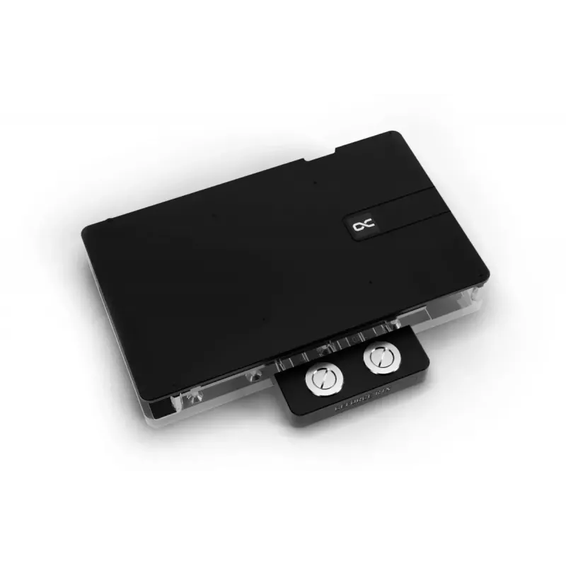 Backplate Alphacool 10248 Aluminium Chrom Kupfer Schwarz 124 mm