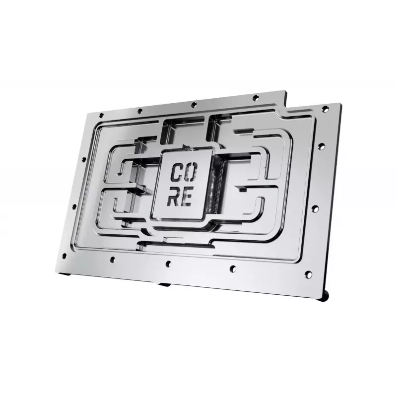 Backplate Alphacool 10248 Aluminium Chrom Kupfer Schwarz 124 mm