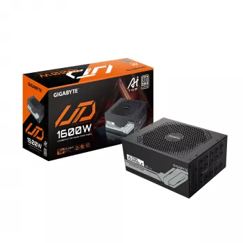 Netzteil GIGABYTE UD1600PM PG5 1600W, 80 PLUS Platinum, 92% Effizienz, 20+4-Pin-ATX, 120-mm-Lüfter, schwarz