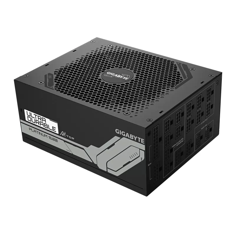 Netzteil GIGABYTE UD1600PM PG5 1600W, 80 PLUS Platinum, 92% Effizienz, 20+4-Pin-ATX, 120-mm-Lüfter, schwarz