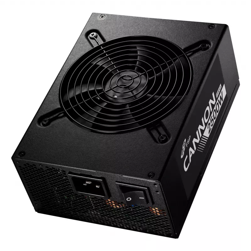 FSP CANNON PRO 2500W Power supply unit ATX ATX3.1 Schwarz, 2500 W, 200 - 240 V, 50/60 Hz, 15 - 12 A, Active, 125 W