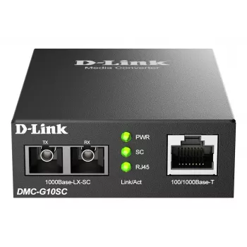Medienkonverter D-Link DMC-G10SC/E 100/1000BaseT zu 1000BaseLX SC Glasfaser
