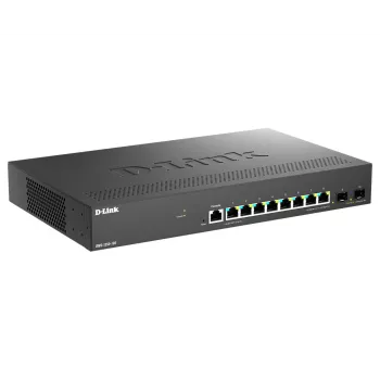 D-Link DMS-1250-10S/E Netzwerk-Switch Managed 2.5G Ethernet (100/1000/2500) Schwarz