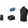 Bosch GHV 12+18V XA Professional Heizjacke Größe M schwarz mit Ladegerät und Akku