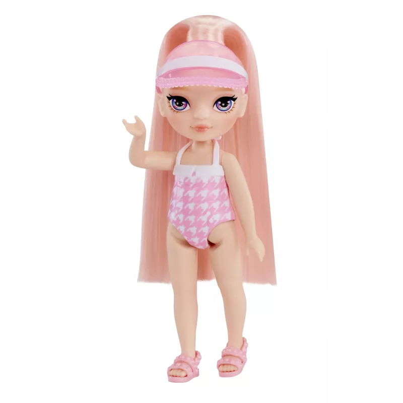 Rainbow High Little Pool Day with Blush Playset, Modepuppe, Weiblich, 4 Jahr(e), 140 mm, Mehrfarbig