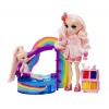 Rainbow High Little Pool Day with Blush Playset, Modepuppe, Weiblich, 4 Jahr(e), 140 mm, Mehrfarbig