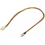 Goobay PC-Lüfter-Stromverlängerungskabel 3-Pin Stecker/Buchse 0,3 m