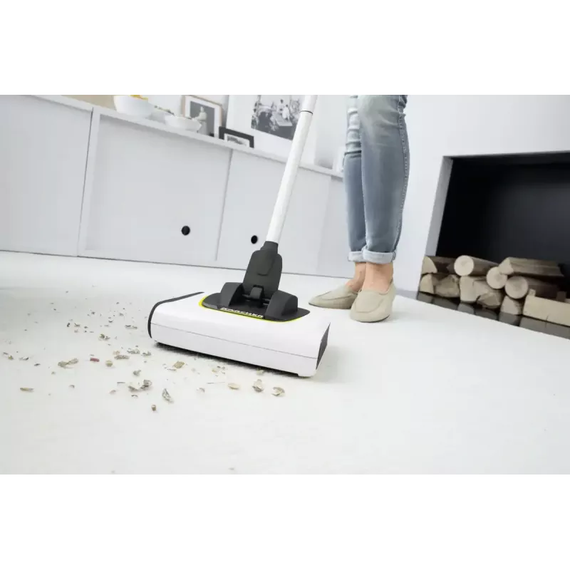 Elektrobürste Karcher KB 5 — kabellos Li‑Ion 3,6 V, 30 Min. Laufzeit, 230 mm Breite, beutellos 0,37 L