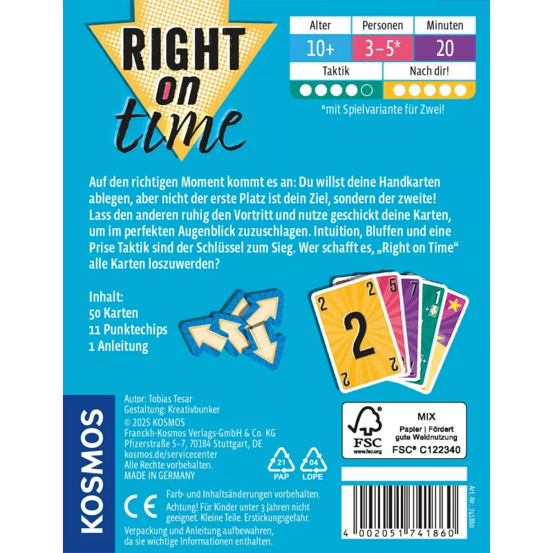 Kosmos 47855836 Brett-/Kartenspiel Strategie