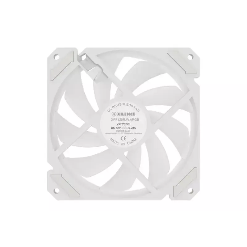 Gehäuselüfter XILENCE XF066 120 mm PWM ARGB Weiß — XPF120R.W.ARGB