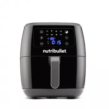 Heißluftfritteuse NUTRIBULLET XXL Digital Heißluftfritteuse 7 L 1800 W Schwarz, 8 Programme, Touch-Steuerung