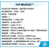 Bausteine COBI F4F Wildcat Northrop Grumman 375 Teile