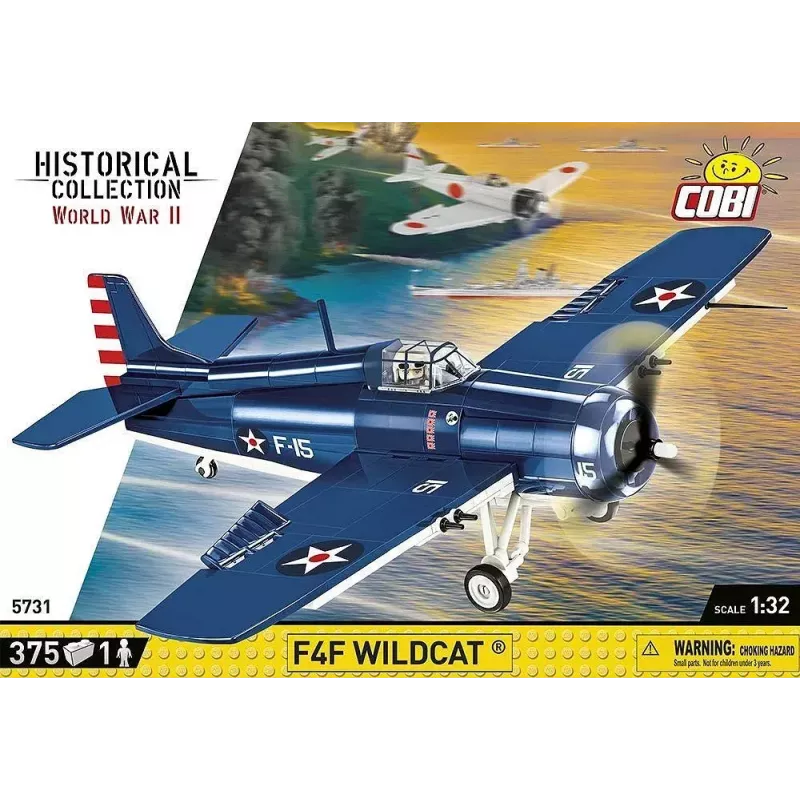 Bausteine COBI F4F Wildcat Northrop Grumman 375 Teile