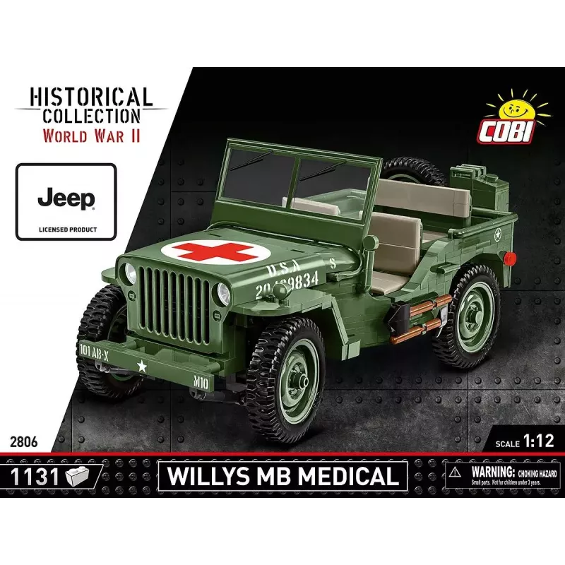 Bausatz COBI Willys MB Medical 1131 Teile ab 10 Jahren
