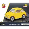 Konstruktionsspielzeug Cobi Fiat Abarth 595 Modell 24514 — Maßstab 1:35, sammelbares Baufahrzeug