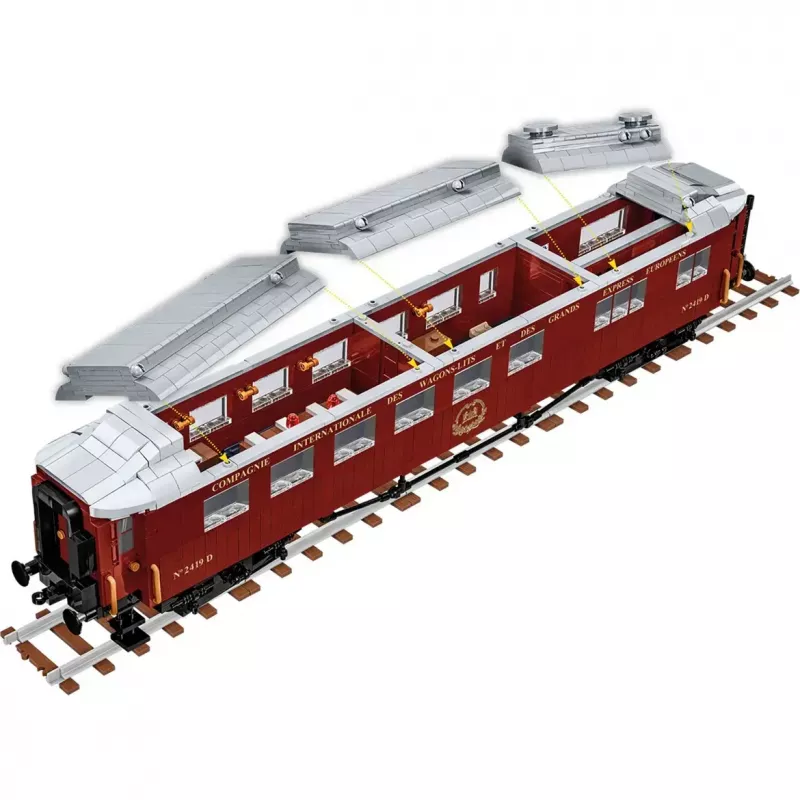 Konstruktionsspielzeug Cobi Compiègne Waggon 11. November 1918 COBI-6291 Bausatz