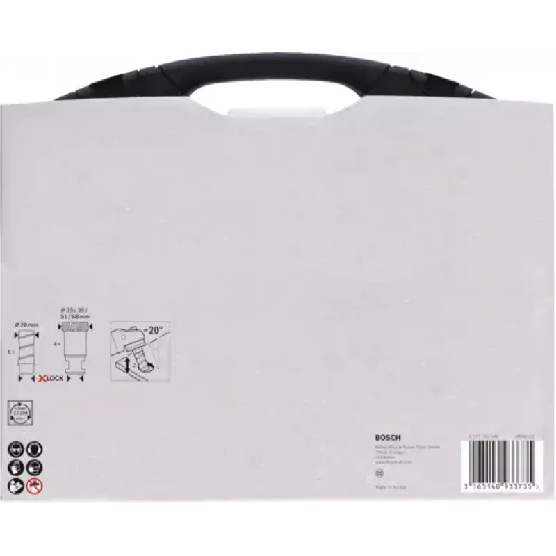Bosch 2608599037 Diamant-Trockenschneider-Set 5-teilig 1 Stk. Fräser