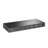 TP-Link 24-Port 10/100Mbps Rackmount Netzwerk-Switch, Unmanaged, Fast Ethernet (10/100), Vollduplex, Rack-Montage, 1U