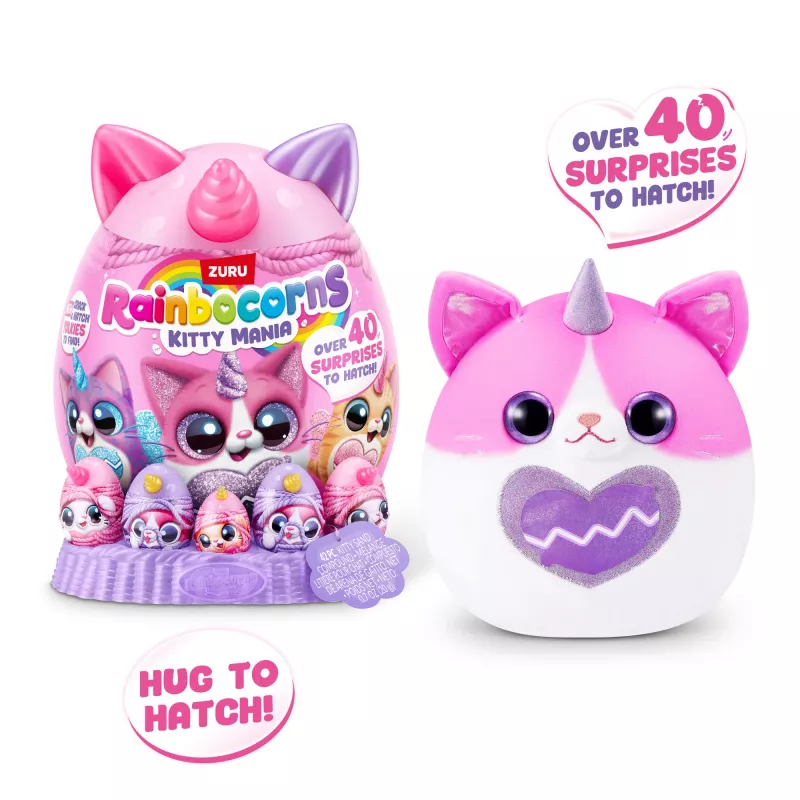 Plüschtier Zuru Rainbocorns Kitty Mania, mehrfarbig, ab 3 Jahren