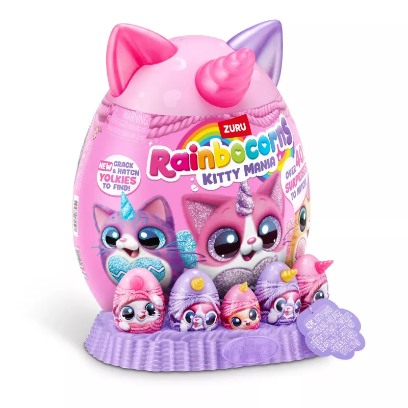 Plüschtier Zuru Rainbocorns Kitty Mania, mehrfarbig, ab 3 Jahren